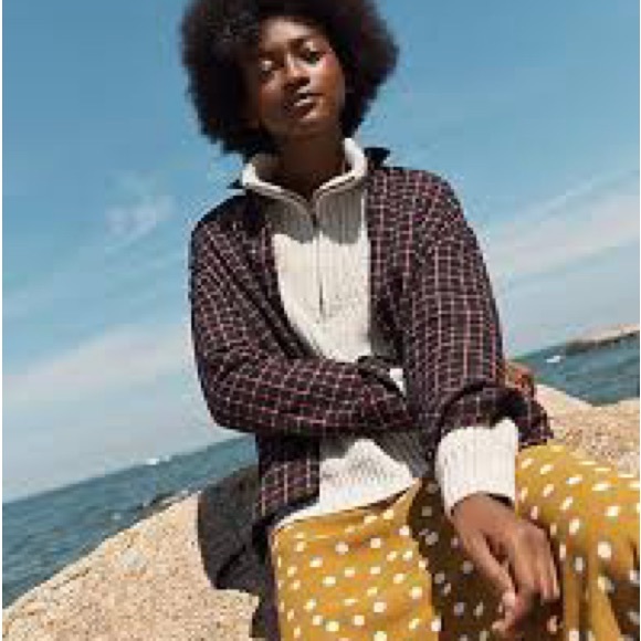 Madewell Flannel Westlake Shirt in Stoppard Plaid XS - Picture 10 of 10